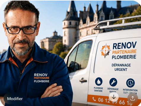 Plombier Nantes avec camion